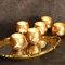 Gold Ramadan Decorations for Home Set of 6, Mosque & Crescent Moon Glass Tealight Candle Holders, Star & Lantern Votive Holders for Ramadan Table Decor, Elegant Eid Mubarak Islamic Gifts
